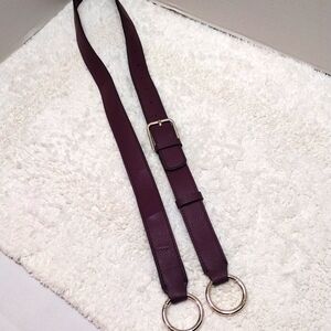 Burgundy Strap Purse 8 Eyelet Adjustable 42"-50 1/2" Long x 1 1/4" Wide #135-10